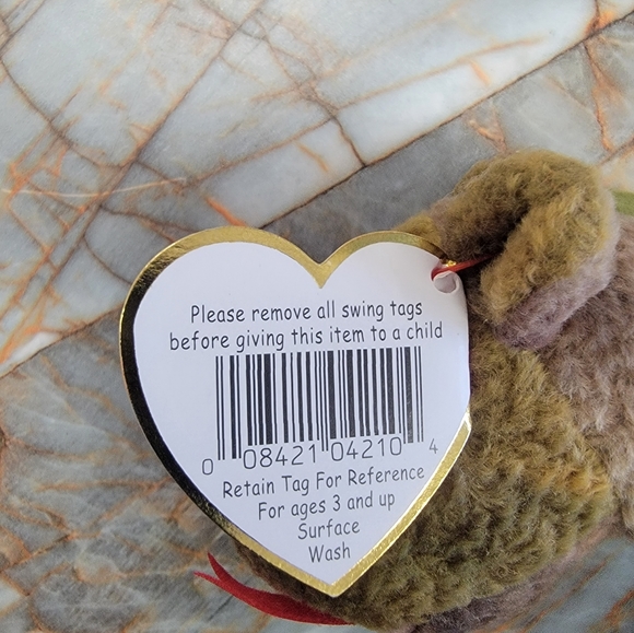 TY Beanie Baby Rare 1998 "Scorch" The Dragon Collectible With Many Errors! - Picture 6 of 9